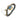 Louise Aqua Raw ring fra By Birdie