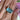 Ring med akvamarin 21x14mm