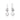 By Birdie Rose Buds SIlver Pearl øreringe fra By Birdie