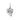 Zenith Heart Silver Brill vedhæng By Birdie