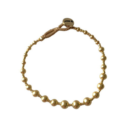 Ibu Jewels Lulu Round Gold armbånd