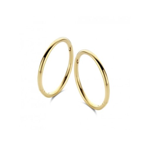 Spirit Icons Imagine hoops 15mm i 14 karat guld