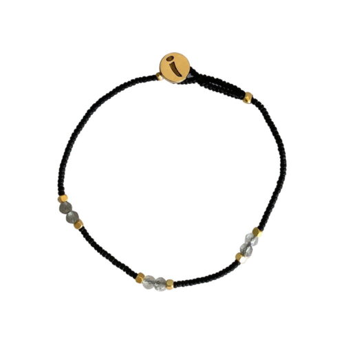 Ibu Jewels Lulu Bold armbånd i farven Black