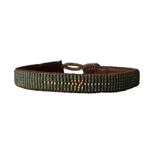 Ibu Jewels Leo armbånd i Bamboo Green