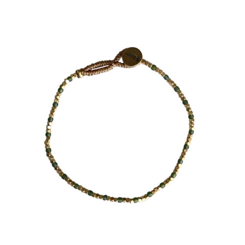 Ibu Jewels Lulu Maxie armbånd i farven Bamboo Green