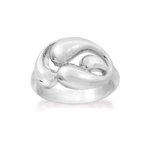 Rabinovich Curvy Class ring i sterlingsølv